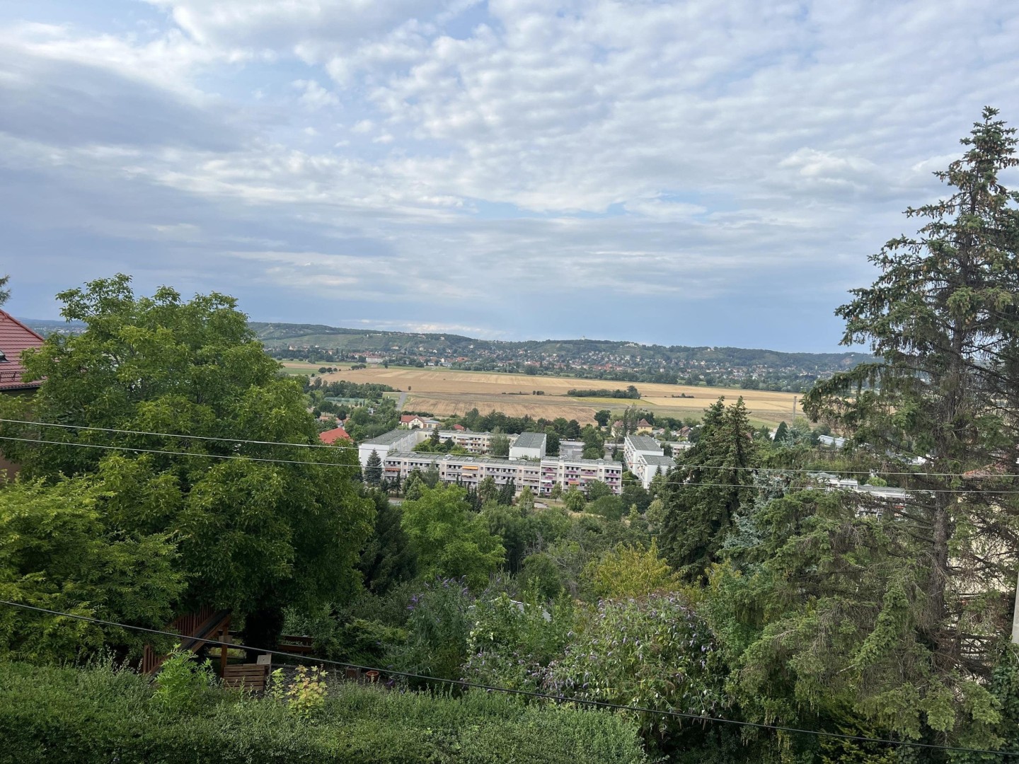 Blick nach Radebeul